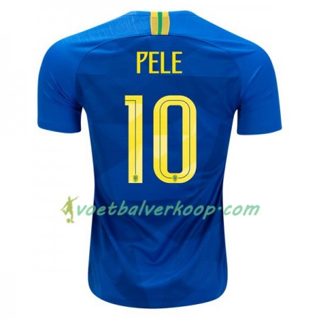 Brazilië Pele 10 Uitshirt WK voetbal 2018